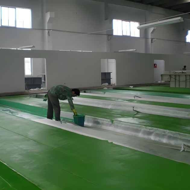 新安防腐蚀地坪,环氧玻纤地坪，玻纤工业地坪，环氧玻纤布地坪,乙烯基玻纤布地坪产品图1